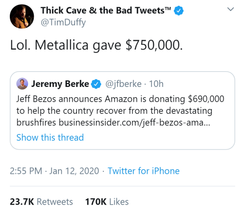 byecolonizer:   Did the math, Bezos has donated about 0.0006272727% of his net-worth