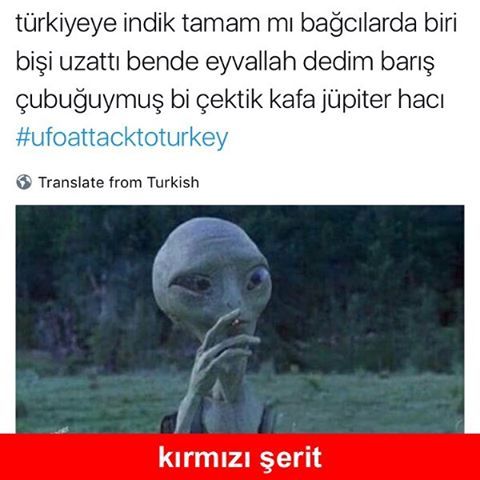 Türkiyeye indik tamam mı...