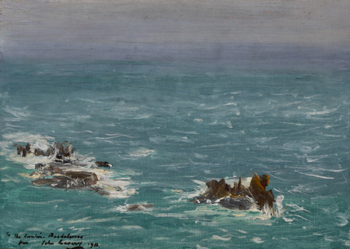 huariqueje:An East Wind    -     John Lavery , 1912.Irish, 1856-1941 oil on canv