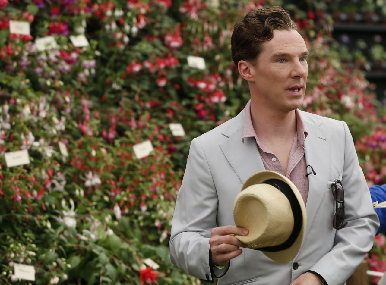 londonphile:
“deareje:
“ Benedict Cumberbatch attends the media day at the Chelsea Flower Show in London, May 19 2014
” ”