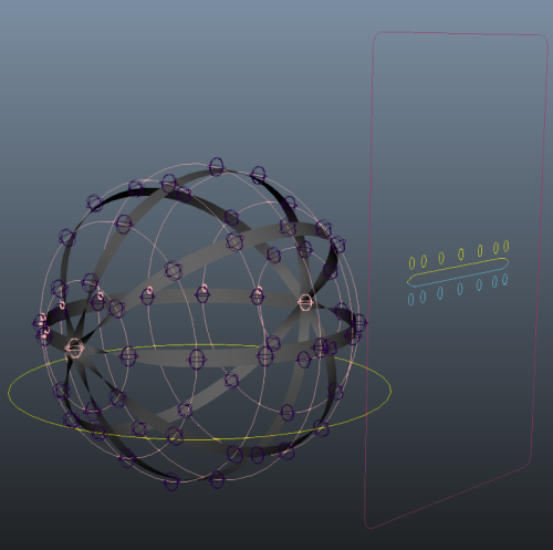 hyraxattax: Lately, I’ve been working on a rig in Maya for controlling spherical eye lids.&nbs