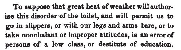 questionableadvice:  ~ The Gentleman and Lady’s Book of Politeness and Propriety