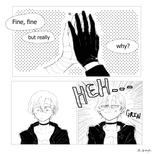 I.E. bones drew chuuya’s hand slightly bigger than dazai’s hand in that one episode and i go nuts