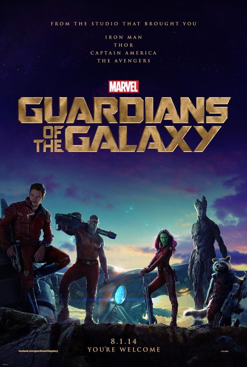  Official teaser poster for Guardians of the Galaxy 