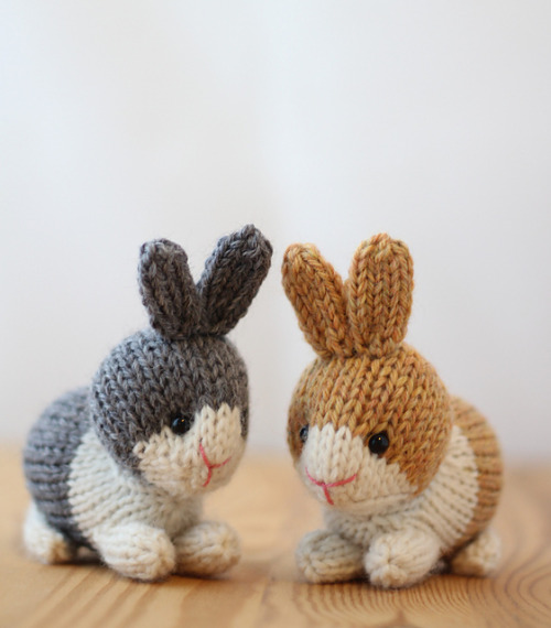 podkins: Dutch Rabbitsby Rachel Borello Carroll -  knitting pattern available for a w