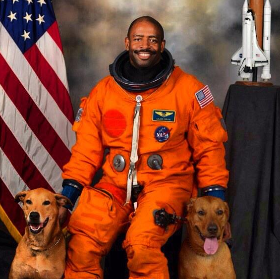 black-to-the-bones: Let’s take a moment to appreciate this Astronaut, who   snuck