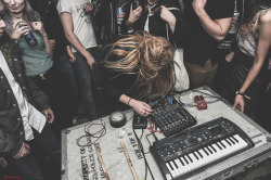 fotoredux:  PHARMAKON @ S.H.I.B.G.B’s 17/01/2015 PHARMAKON / PELADA / GAUCHO / COARSE LANGUAGE @ S.H.I.B.G.B’s 