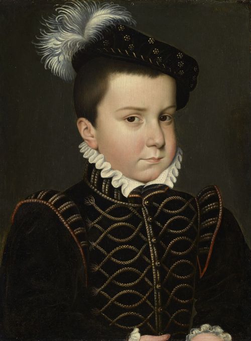 1561 François Clouet - Hercule-François, Duke of Alençon and of Anjou