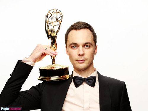 lauraperfectinsanity:  2013 Emmy Awards - Jim Parsons hits the red carpet and wins his Emmy. 