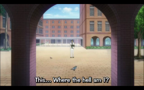 fanimes:  This fucking loser got lost at his own school