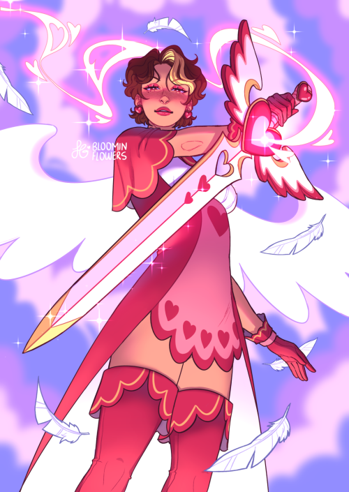 Love Warriors✨; two magical girls who will fight all evil with the power of love (and their cool wea