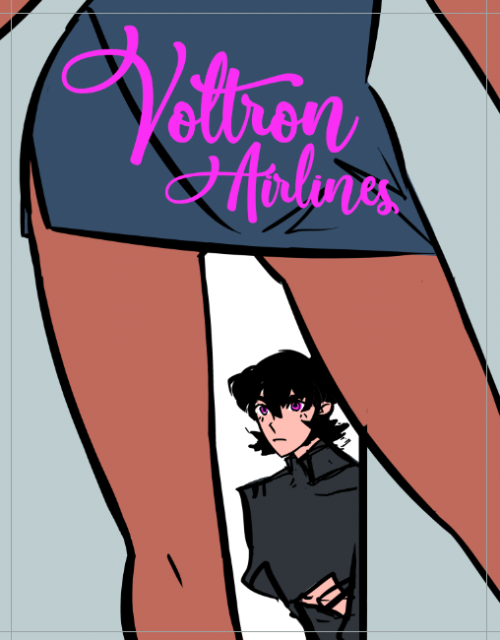 Starting up my Voltron Airlines AU in an 18+ fancomic. I’ll post full pages on Patreon but the