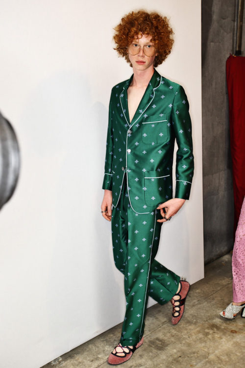 so-flaneuse: Backstage at GUCCI SS16 Men Fashion Show by Sonny Vandevelde