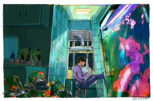 drawplay: An homage to one of my favorite films, Chungking Express Pineapple scene / Chungking Expre