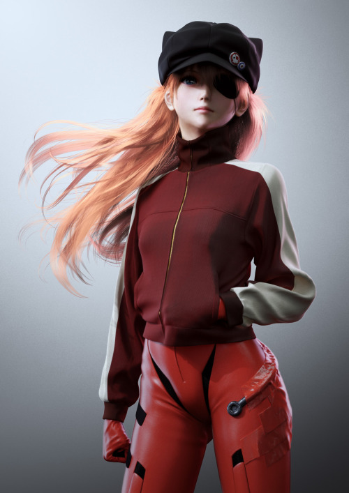 Asuka 3D fan art created by concept artist ikedan!!! ikedan.cghub.com/images/