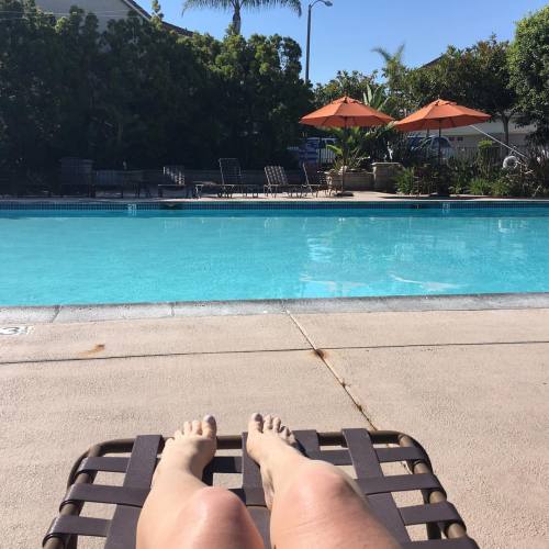 What luck! I have the #pool all to myself this morning! #huntingtonbeach #california (at Huntington 