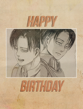 Porn eren-s:25/12: Happy Birthday Levi! photos