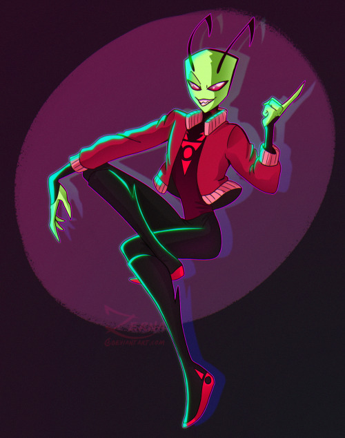 zernna:



Some Zim art, since it’s been a while since I drew him! He’s real fun to draw in different outfits, that’s for sure. 