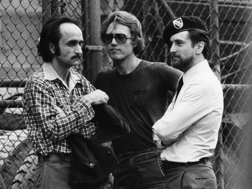 gazingamongstpassion: hollywoodmarcia:  J. Cazale, C. Walken e R. De Niro sul set
