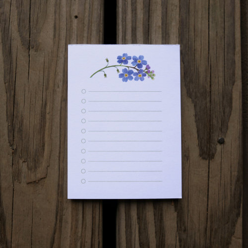 Shockingly enough, I made some new stuff for my store&hellip;check out my forget me not checklis