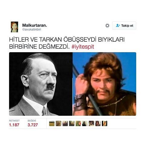 Hitler ve Tarkan öpüşseydi...