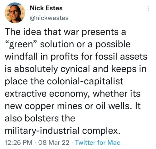 From Author And Revolutionary Nick Estes, Red Nation Movement