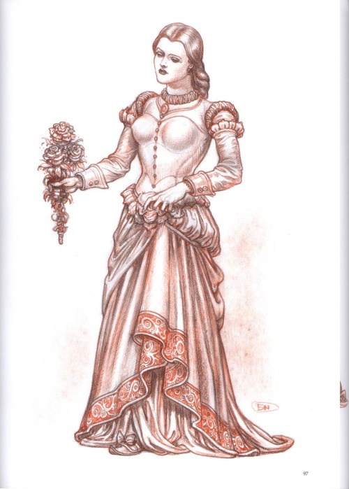 ungoliantschilde:Swag and Hanging Wrinkles, by Burne Hogarth.
