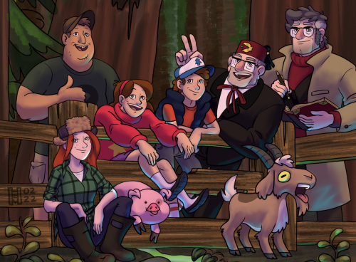Happy SIXTH ANNIVERSARY, Gravity Falls Finale!Like last year, I decided to mark this year with a red