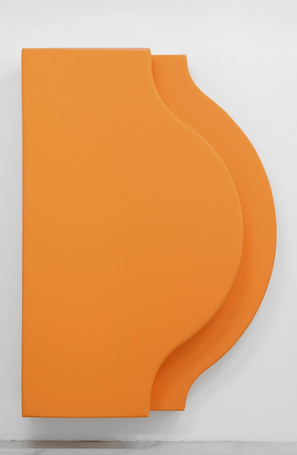 antronaut:  Santo Tolone - Controsoffitto / False Ceiling (Orange). 2015  wood,