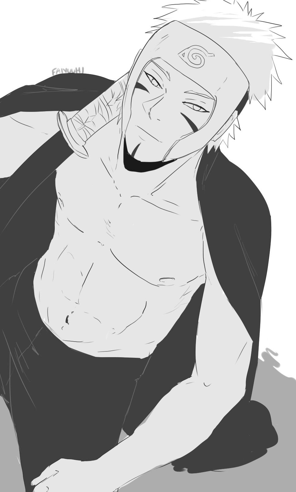 faiyuuhi:  tries to get back into the groove of drawing and- 