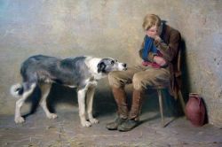   Briton Riviere. &ldquo;La fidelidad&rdquo;, 1869  