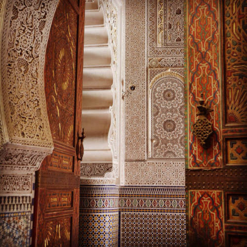 morobook:Morocco.Fez.An entrance of mosque at old Medina