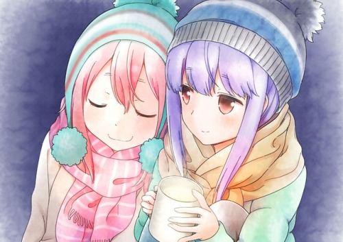✧･ﾟ: *✧ Close ✧ *:･ﾟ✧♡ Characters ♡ : Nadeshiko Kagamihara ♥ Rin Shima ♢ Anime ♢ : Yuru Camp△