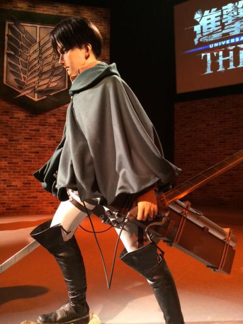  The Levi Clonoid model from Universal Studios Japan’s SNK THE REAL event! (Source)  Previously seen in the trailers and preview press photo!