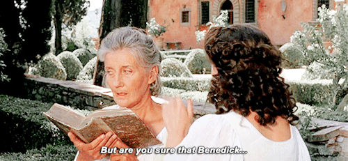 ladytharen:#but ARE you sURE that benedick LOVES beatrice SO enTIRELY??? (via @bethanyactually)
