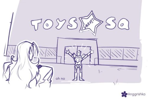 anggrishka: Little son Lotor and big father Zarkon are going to go to “Toys R Us” &helli