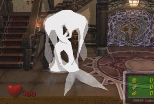 suppermariobroth:  In Luigi’s Mansion, an untextured enemy only identified as “elh”