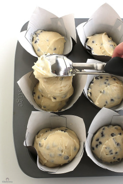 sweetoothgirl:  Unbelievable Chocolate Chip Muffins   I need this in my life right now…