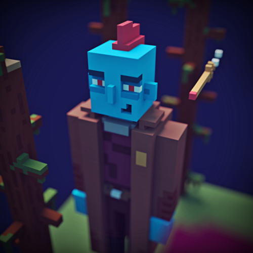 Voxel fan art: Guardians of the Galaxy!