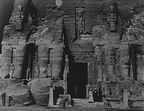 Abu Simbel TempleView of the colossal statues of Ramesses II at his Great Temple at Abu Simbel, Lowe