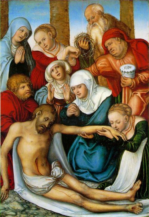 Lamentation, 1538, Lucas Cranach the Elder
