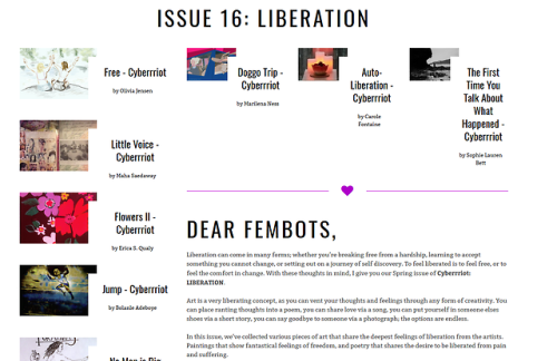 What’s new on Fembotmag.com you say?