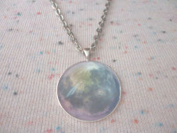 kawaiiprettygoods:  Pastel moon pendants