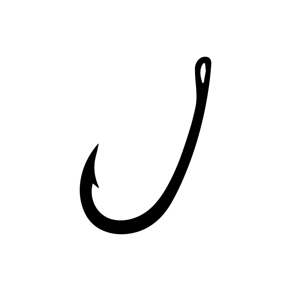 Fish hook in vector art