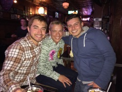 letsnickthehuman:We are all 21… Or older, aka me. Last week we celebrated Chris’s 21st.