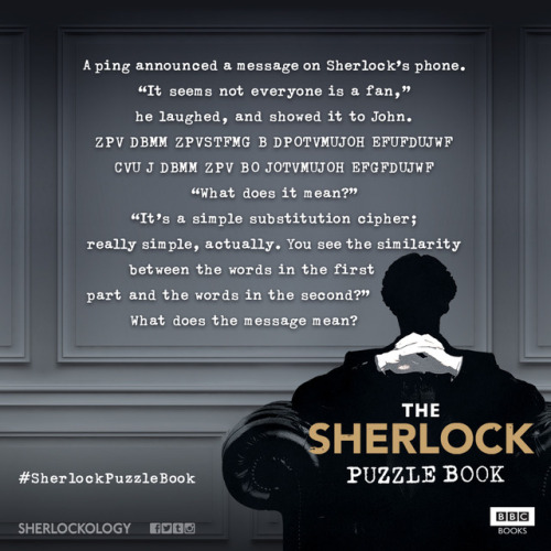 #SherlockPuzzleBook Day Five! Not a fan then? PRE-ORDER your copy, out October 26! po.st/Sher