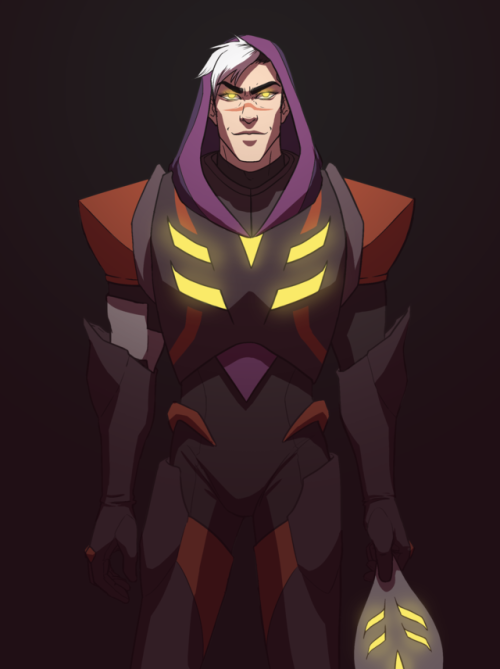 gitwrecked:@blackpaladinweek Day 7: AU/Free DayGalra Commander Shiro, who survived the arena and wor