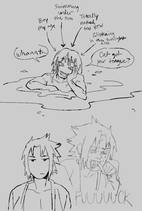 One Look At Sasuke During This Whole Scene And I Know He Didnt Process A Single Word