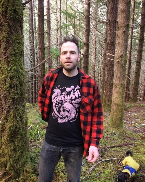 Mushrooms &amp; Trees &amp; Dogs &amp; The Great Outdoors!.Chris in the Oregon Coast Range.#sporelus