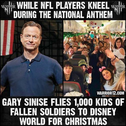 cryinfermerica:peony911: I love Gary! ❤️ Gary Sinise, Captain Dan forever. Patriot.